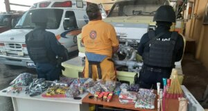 Ahora fue en Elota, autoridades decomisan casi 15 kilos de pirotecnia
