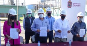 Autoridades municipales firman finiquito contractual con TACSA