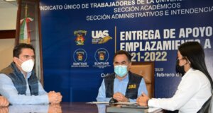 Entrega la UAS los apoyos del emplazamiento a huelga 2021-2022