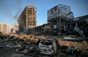 Rusia bombardea centro comercial en Kiev; querían destruir una termoeléctrica