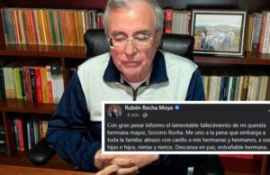 Muere Socorro Rocha, hermana del Gobernador de Sinaloa