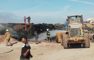 Sofocan incendio en el Relleno Sanitario en Culiacán
