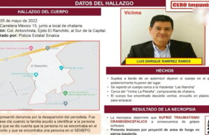 Identificados los responsables del asesinato de Luis Enrique Ramírez, revelan en la ‘mañanera’