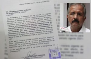 ¡Se va Estrada Ferreiro! Pide licencia de la Alcaldía de Culiacán