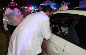Cinco conductores remitidos a barandilla y 10 entregados a sus familiares, en el nuevo alcoholimetro el fin de semana