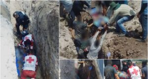 Rescatan a trabajador atrapado bajo una tonelada de tierra; ocurrió en Culiacán