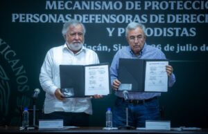 Firma Rocha convenio para protección de Periodistas y Defensores de Derechos Humanos con Gobierno Federal