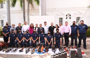 Entrega Ayuntamiento equipo táctico de última tecnología a Bomberos Veteranos de Culiacán