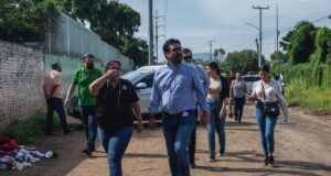 Anuncia alcalde Gámez Mendivil pavimentación de la avenida Antonio Nakayama