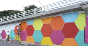 Promueve Ayuntamiento respeto al peatón con mural artístico