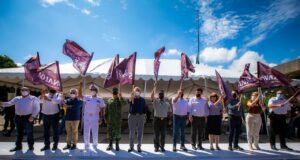 Abandera Rocha Moya inicio del Programa Verano Seguro 2022