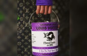 A la venta el bolso objeto Louis Vuitton, es como una lata de pintura