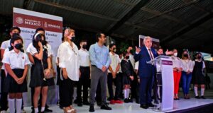 En enlace con el Presidente López Obrador, Rocha Moya, da bienvenida al nuevo ciclo escolar