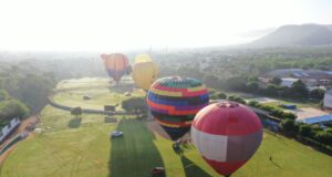 Familias culichis disfrutan del Paseo en Globo Aerostático