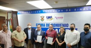 Estrechan lazos CEAIP y UAS con firma de convenio de colaboración en transparencia y protección de datos personales