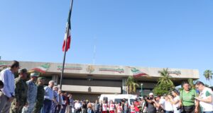 Rocha da banderazo de salida al “Operativo del Sistema Estatal de Protección Civil por huracán Orlene”