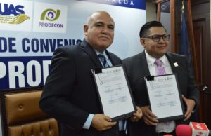 Firman la UAS y PRODECON convenio de colaboración