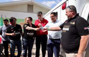 Recibe sector Salud ambulancia donada por Rotary Club Canadá