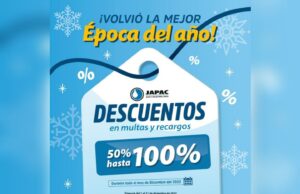 Permanecerán descuentos durante el mes de diciembre: JAPAC