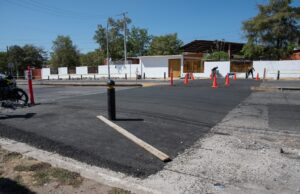 Continúan las labores de construcción de Entorno Escolar Seguro en el bulevar Elbert