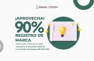 Economía ofrece 90 por ciento de descuento en Registro de Marca
