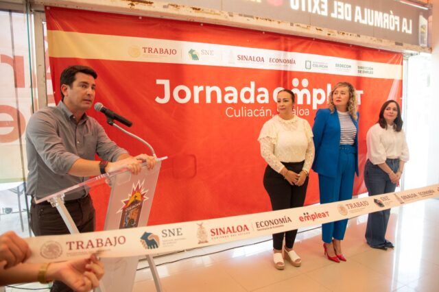 Inauguran Jornada EmpleaT en Culiacán