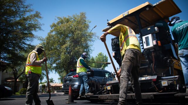 Avanzan obras de reencarpetado en Culiacán