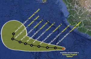 Huracán Adrián no representa peligro para Sinaloa Huracán Adrián no representa peligro para Sinaloa