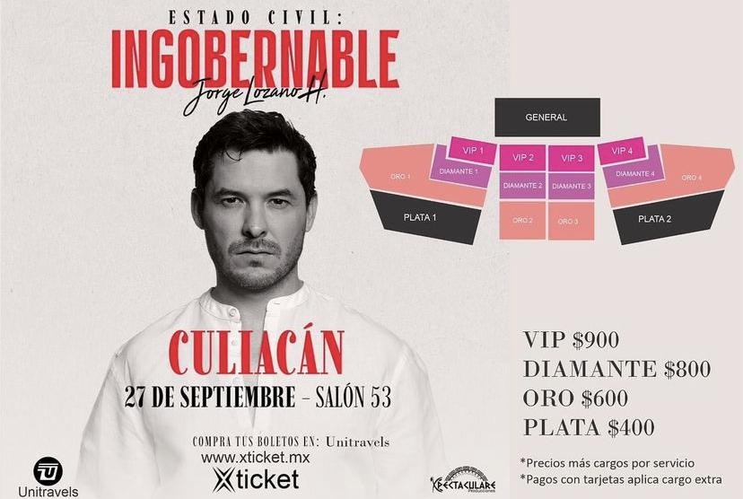 27 de septiembre: Llega Jorge Loazano con su conferencia 'Estado Civil Ingobernable'