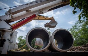Supervisan obra de drenaje pluvial en Los Mezcales Supervisan obra de drenaje pluvial en Los Mezcales