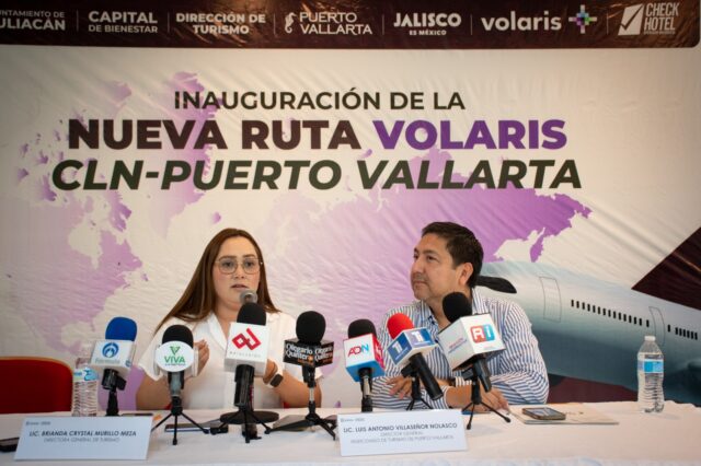 Presentan la nueva ruta aérea Culiacán-Puerto Vallarta