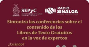 SEPyC y Radio Sinaloa transmitirán en vivo conferencias sobre contenido de libros de texto