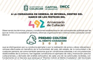 Anuncian a los Ganadores del Premio Coltzin al Mérito Ciudadano 2023