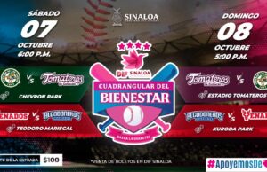 7 y 8 de octubre se vivirá el ‘Cuadrangular del Bienestar’ del DIF Sinaloa 7 y 8 de octubre se vivirá el 'Cuadrangular del Bienestar' del DIF Sinaloa