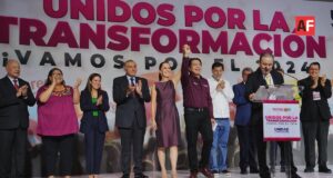 Gana Claudia Sheinbaum encuesta para coordinar defensa de la 4T