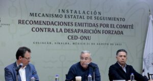 Sinaloa, tercer estado en instalar su mecanismo de seguimiento a recomendaciones de la ONU en desapariciones forzadas Sinaloa, tercer estado en instalar su mecanismo de seguimiento a recomendaciones de la ONU en desapariciones forzadas