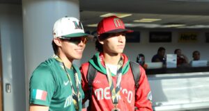 Llegan a Culiacán los mundialistas de Beisbol Five