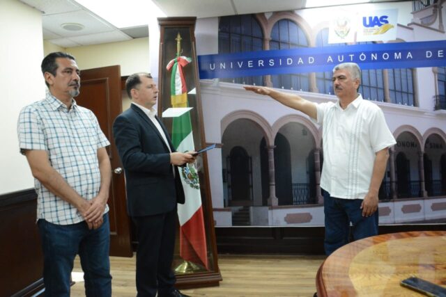 Candelario Ortiz Bueno, nuevo Secretario General de la UAS; sustituye a Robespierre Lizárraga, quien ahora es el responsable del despacho de Rectoría