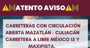 Todas las carreteras permanecen abiertas al tráfico pese a las lluvias de “Norma”