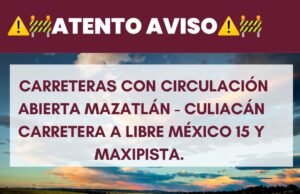 Todas las carreteras permanecen abiertas al tráfico pese a las lluvias de “Norma”