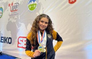 Estudiante de la UAS, logra medalla de oro en mundial universitario de powerlinfting