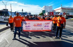 Realizan caminata en el marco de los 16 Días de Activismo contra la Violencia hacia la Mujer