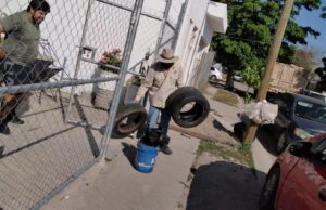 Campaña de Descacharrización llega al fraccionamiento Santa Rocío