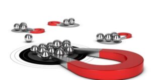 Tu eres el metal (votante) y yo soy el imán (candidatos)