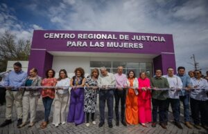 Rocha inauguró el tercer Centro de Justicia para las Mujeres