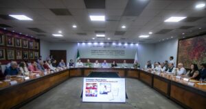 Rocha encabeza reunión con la coordinadora nacional de Protección Civil