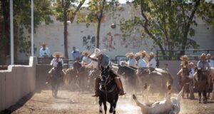 Se celebra gran Torneo Estatal de Charrería en Culiacán