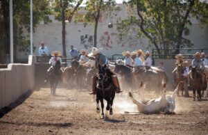 Se celebra gran Torneo Estatal de Charrería en Culiacán