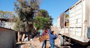 Ayuntamiento realiza Campaña de Descacharrización en el fraccionamiento Prados del Sol