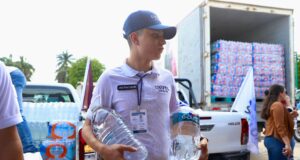 Dona Secretaría de Salud más de 35 mil litros de agua al “Aquatón 2024″